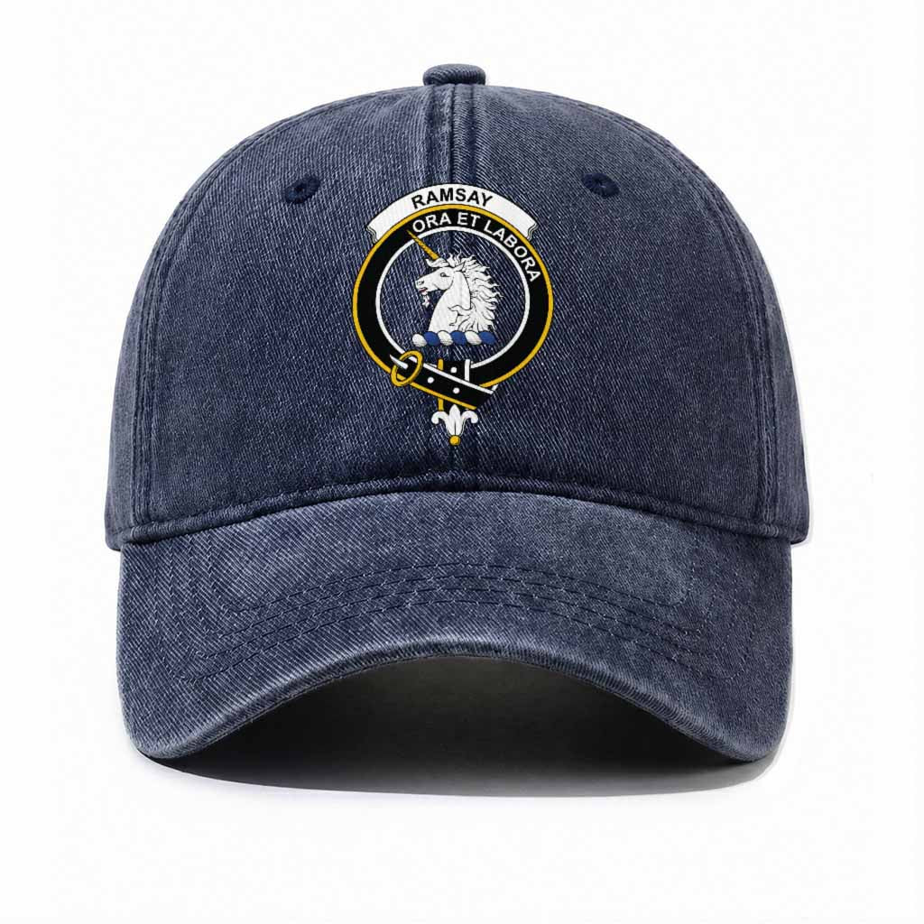 Ramsay Scottish Clan Crest Washed Baseball Cap