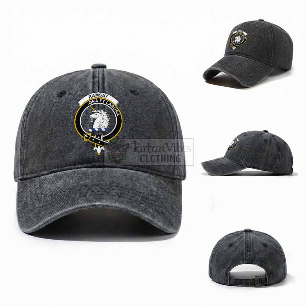 Ramsay Scottish Clan Crest Washed Baseball Cap
