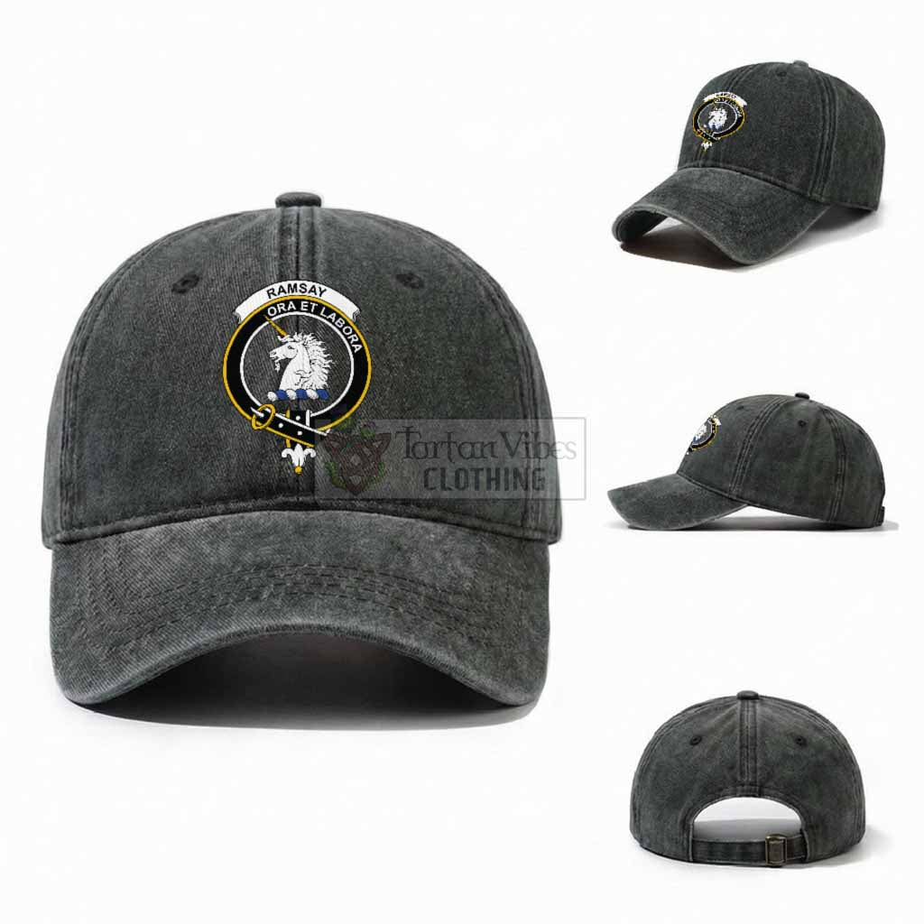 Ramsay Scottish Clan Crest Washed Baseball Cap