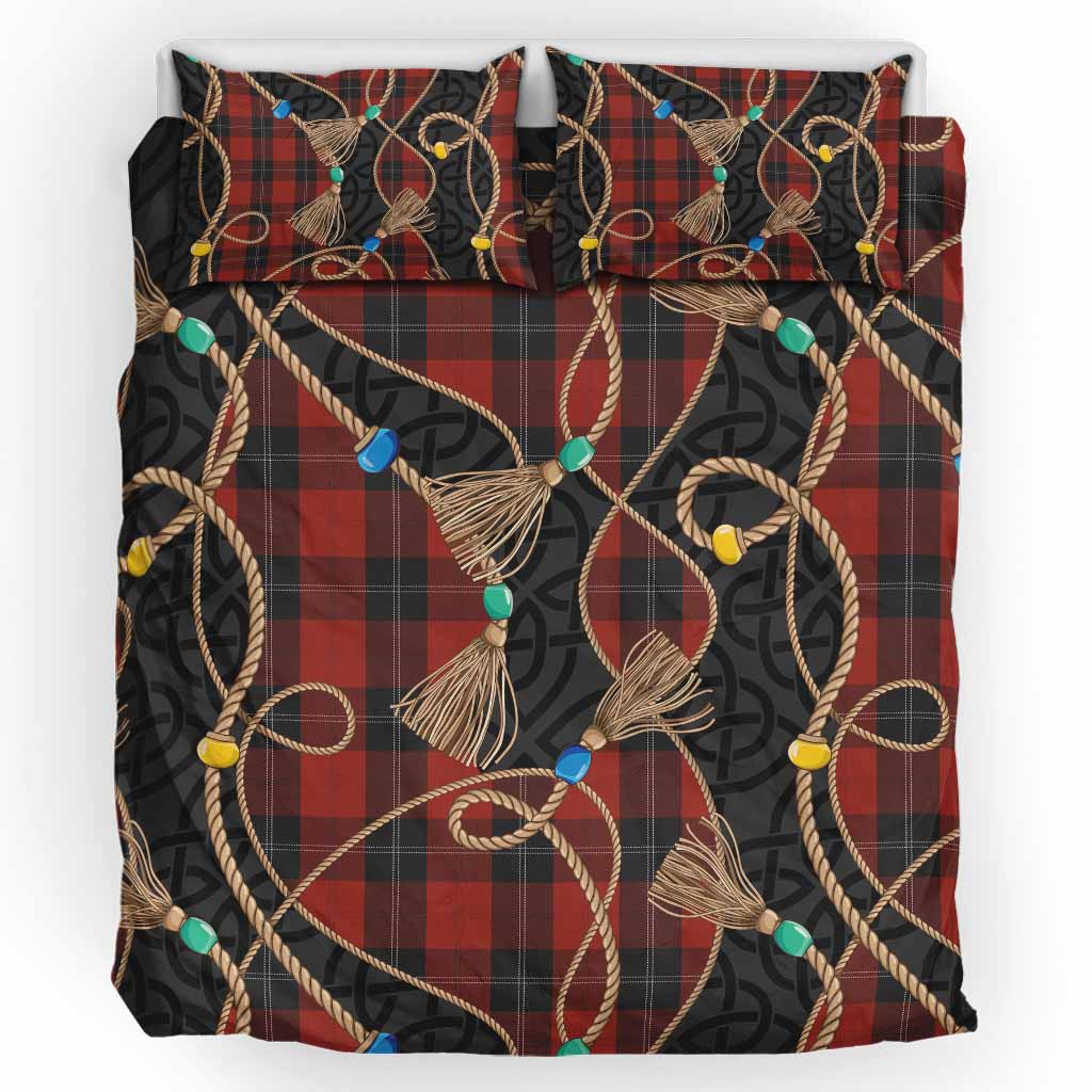 Ramsay Scottish Tartan Twisted Ropes Stylized Bedding Set UK Bedding Set UK King 91*87 inch - Tartan Vibes Clothing