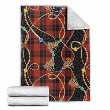 Ramsay Scottish Tartan Twisted Ropes Stylized Blanket X-Large 59 x 79 inches 150 x 200 cm - Tartan Vibes Clothing