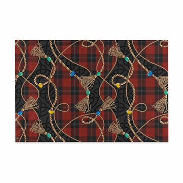 Ramsay Scottish Tartan Twisted Ropes Stylized House Flag 48*72 inch (120*180 cm) - Tartan Vibes Clothing