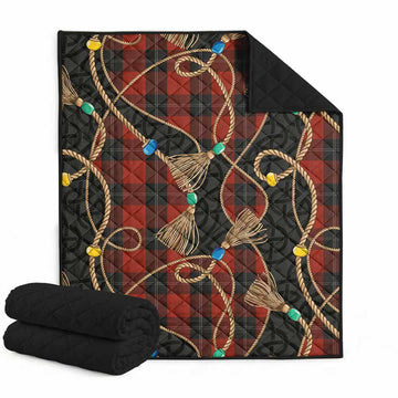 Ramsay Scottish Tartan Twisted Ropes Stylized Premium Quilt