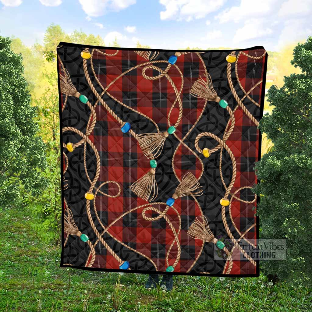 Ramsay Scottish Tartan Twisted Ropes Stylized Premium Quilt - Tartan Vibes Clothing