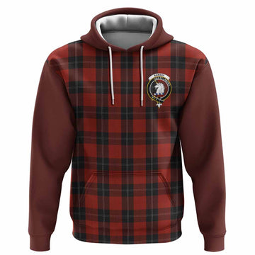Ramsay Tartan Accent Hoodie with Family Crest