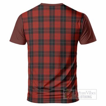 Ramsay Tartan Accent T-Shirt with Family Crest