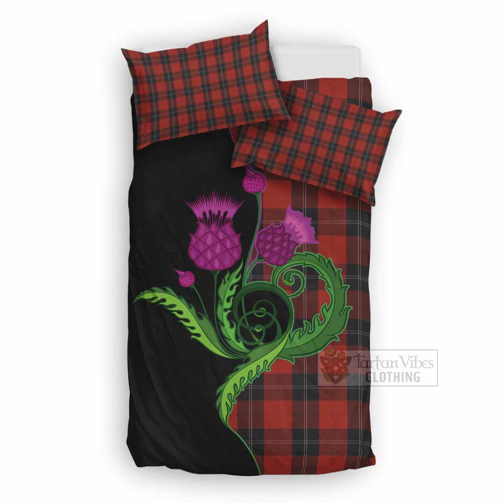 Ramsay Tartan Bedding Set Traditional Scottish Thistle UK Bedding Set UK Double 79*79 inch - Tartan Vibes Clothing