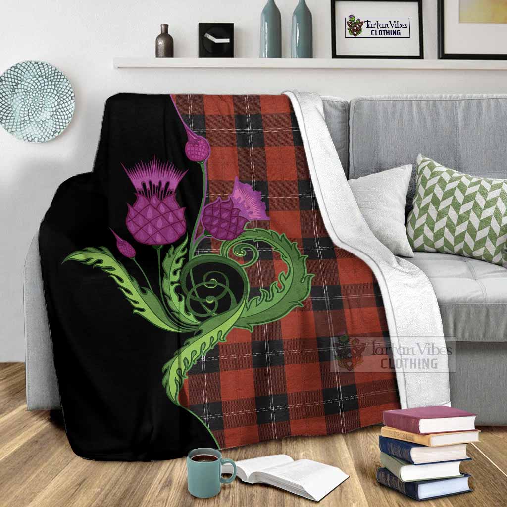 Ramsay Tartan Blanket Traditional Scottish Thistle - Tartan Vibes Clothing
