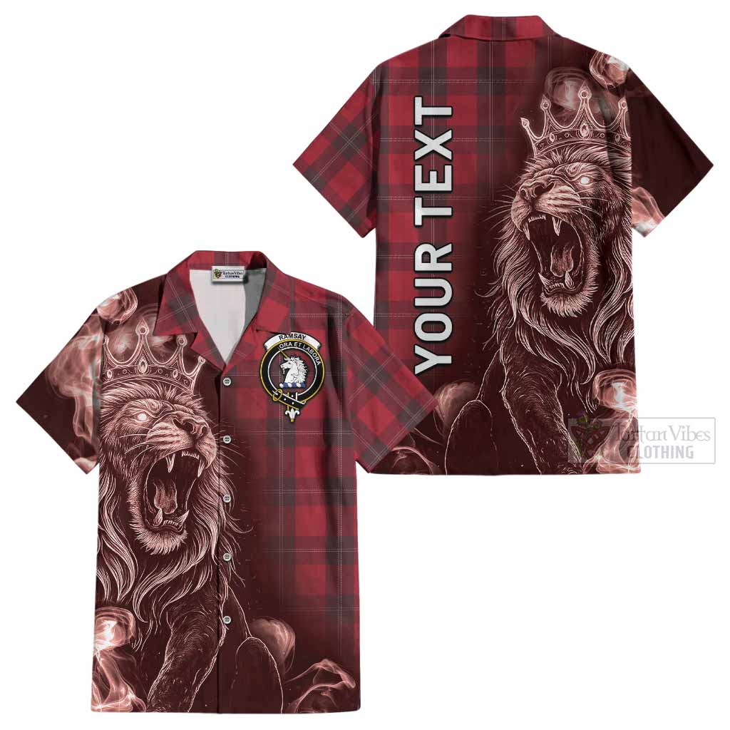 Ramsay Tartan Cotton Hawaiian Shirt Roaring Lion Heritage