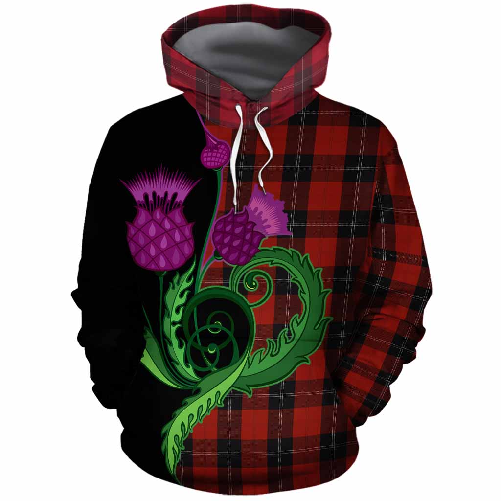 Ramsay Tartan Cotton Hoodie Traditional Scottish Thistle