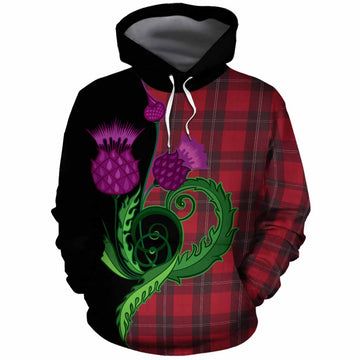 Ramsay Tartan Cotton Hoodie Traditional Scottish Thistle