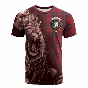 Ramsay Tartan Cotton T-shirt Roaring Lion Heritage