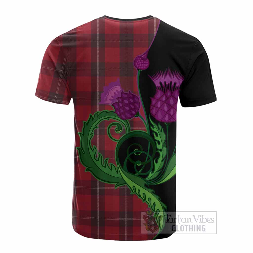 Ramsay Tartan Cotton T-shirt Traditional Scottish Thistle