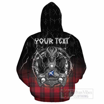Ramsay Tartan Crest Cotton Hoodie Celtic Odin's Raven Legacy