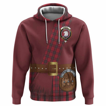 Ramsay Tartan Crest Hoodie Kilt Costume Style