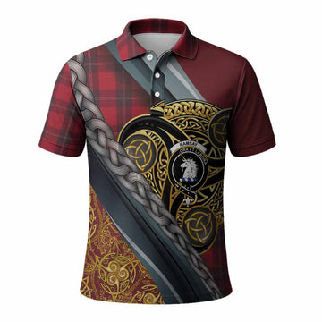 Ramsay Tartan Crest Polo Shirt Scottish Triskele Celtic
