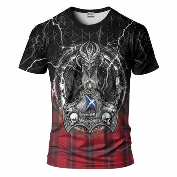 Ramsay Tartan Crest T-Shirt Celtic Odin's Raven Legacy