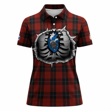 Ramsay Tartan Crest Women Polo Shirt Scotland In My Veins