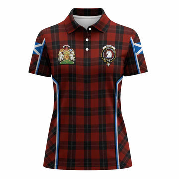 Ramsay Tartan Crest Women's Polo Shirt Scotland Coat of Arm Flag Style - Tartan Vibes Clothing