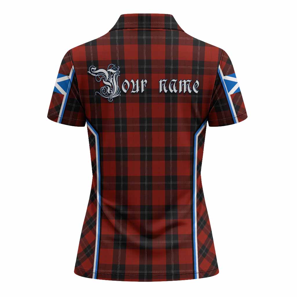 Ramsay Tartan Crest Women's Polo Shirt Scotland Coat of Arm Flag Style - Tartan Vibes Clothing
