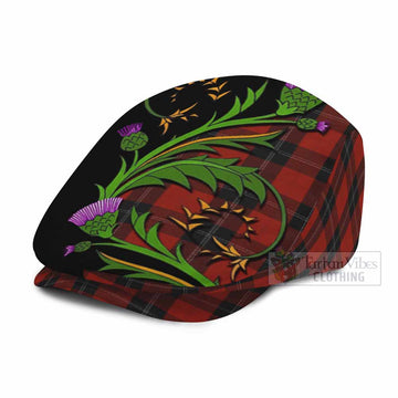 Ramsay Tartan Flat Cap, Jeff Cap Scottish Thistle Pride Heritage Art