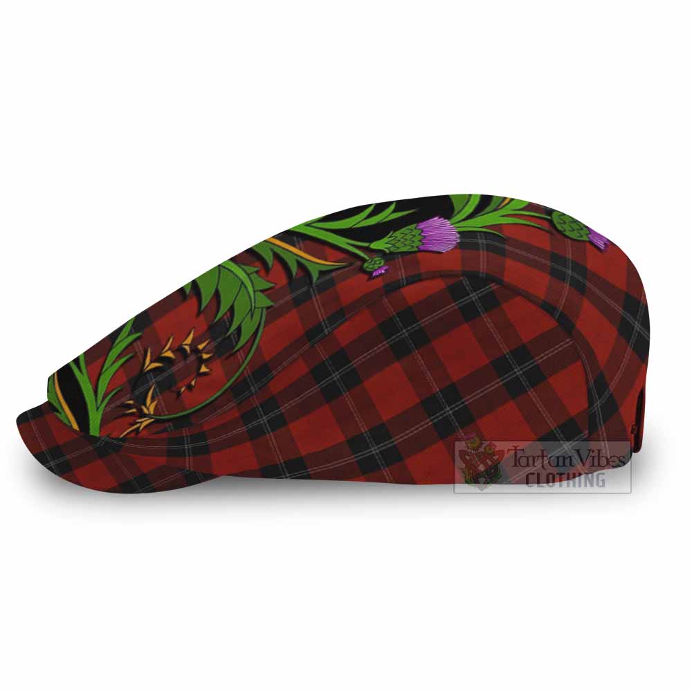 Ramsay Tartan Flat Cap, Jeff Cap Scottish Thistle Pride Heritage Art - Tartan Vibes Clothing
