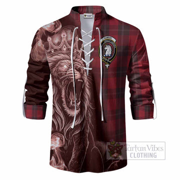 Ramsay Tartan Ghillie Shirt Roaring Lion Heritage