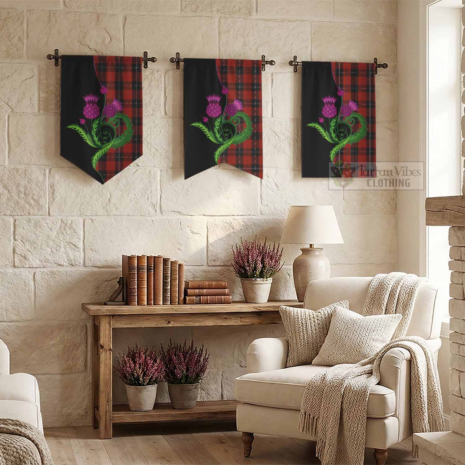 Ramsay Tartan Gonfalon Traditional Scottish Thistle - Tartan Vibes Clothing