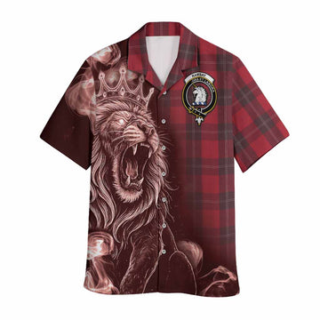 Ramsay Tartan Hawaiian Shirt Roaring Lion Heritage