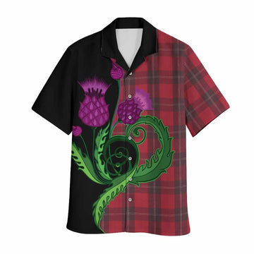 Ramsay Tartan Hawaiian Shirt Traditional Scottish Thistle