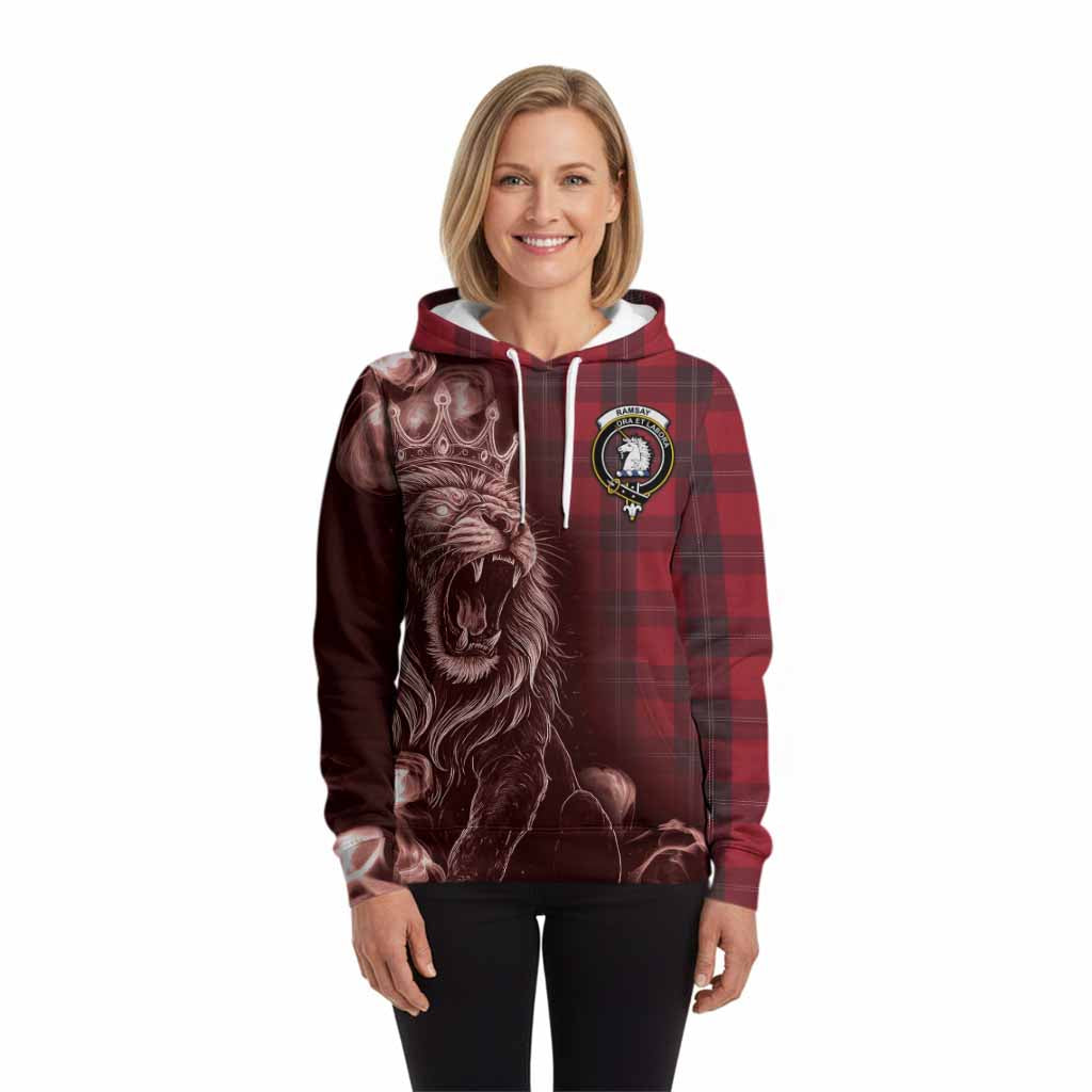 Ramsay Tartan Hoodie Roaring Lion Heritage