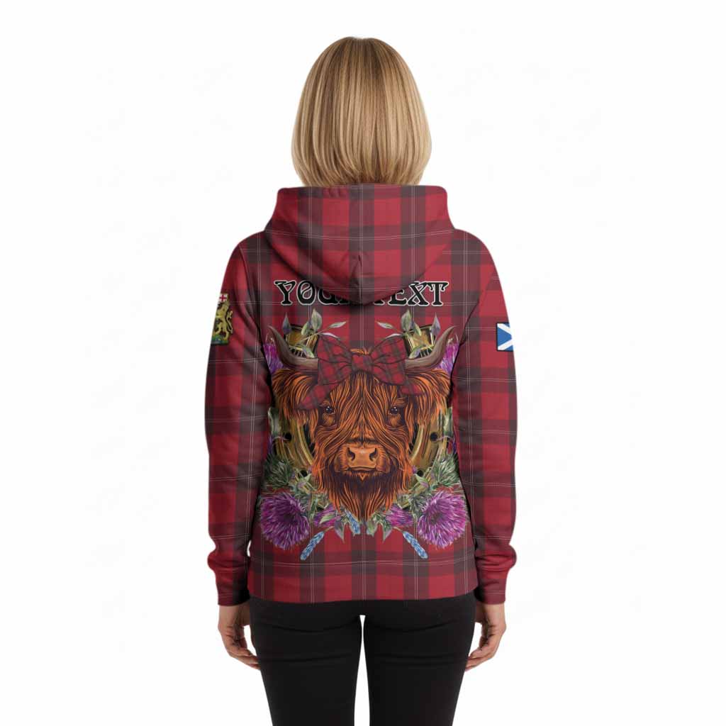 Ramsay Tartan Hoodie Scottish Thistle Heilan Coo