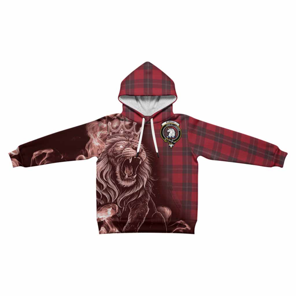 Ramsay Tartan Kid Hoodie Roaring Lion Heritage