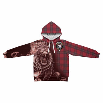 Ramsay Tartan Kid Hoodie Roaring Lion Heritage