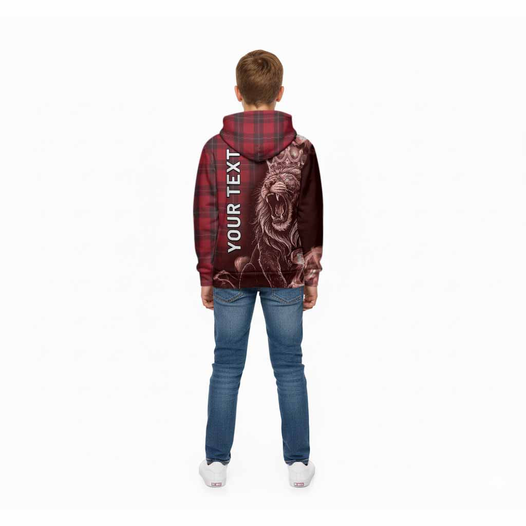 Ramsay Tartan Kid Hoodie Roaring Lion Heritage