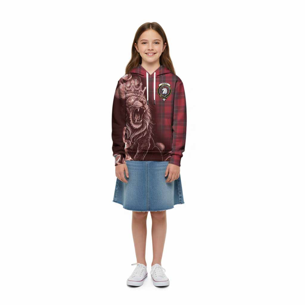 Ramsay Tartan Kid Hoodie Roaring Lion Heritage