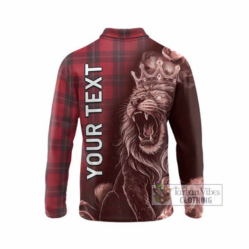 Ramsay Tartan Long Sleeve Polo Shirt Roaring Lion Heritage