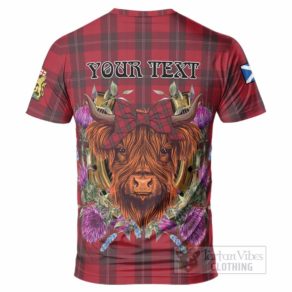 Ramsay Tartan T-Shirt Scottish Thistle Heilan Coo