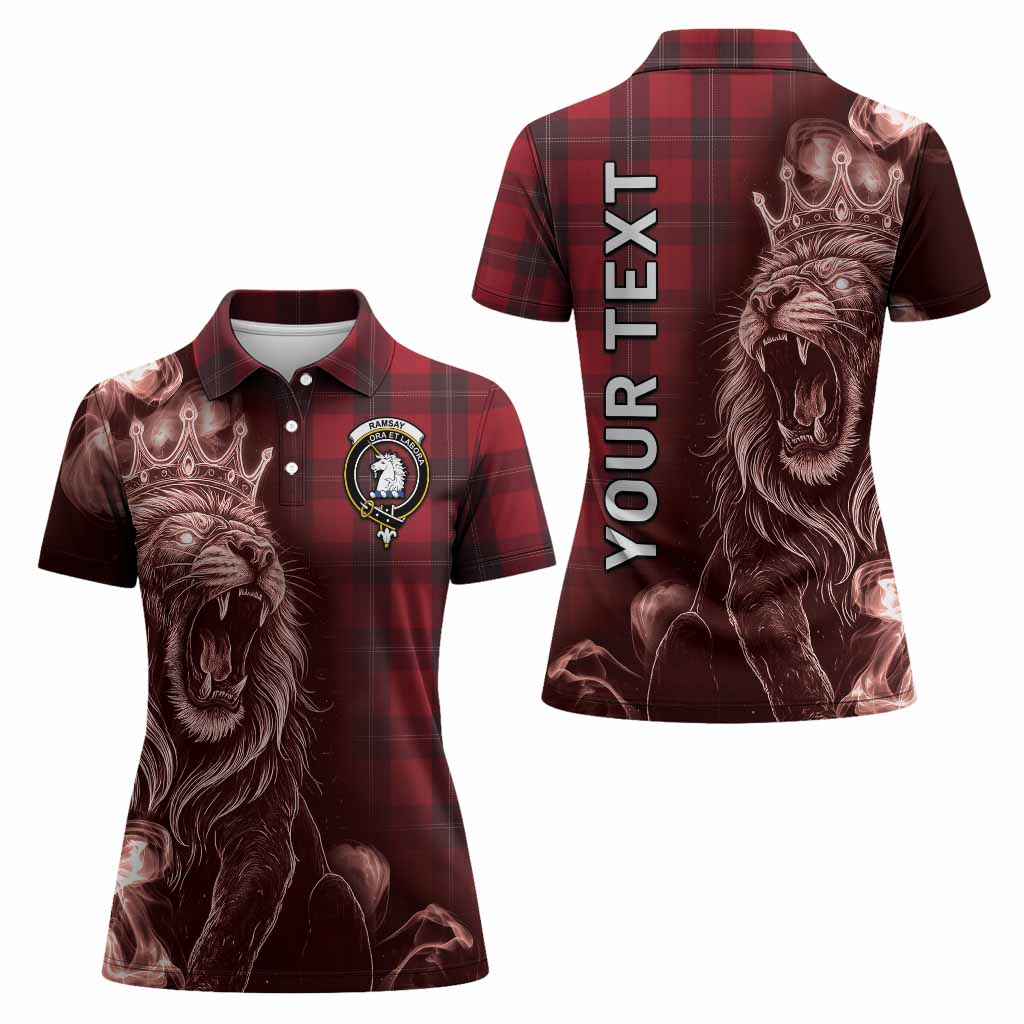 Ramsay Tartan Women Polo Shirt Roaring Lion Heritage