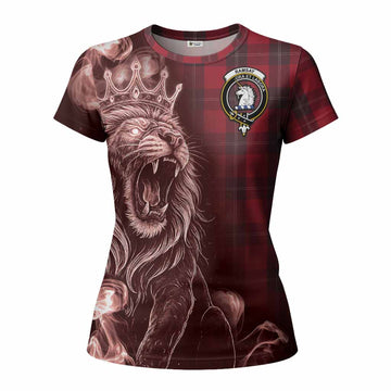 Ramsay Tartan Women T shirt Roaring Lion Heritage