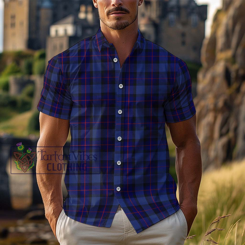 Rangers Tartan Cotton Hawaiian Shirt Kid - Tartan Vibes Clothing