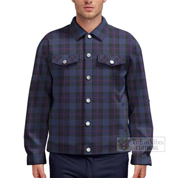 Rangers Tartan Unisex Lapel Cotton Jacket