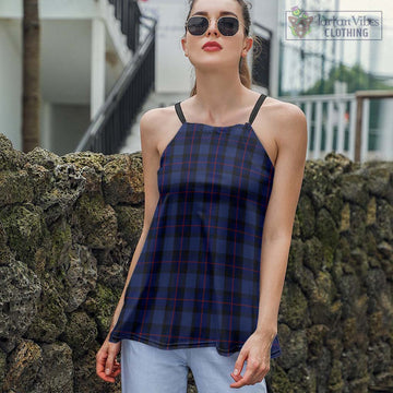 Rangers Tartan Loose Halter Neck Camisole Women - Tartan Vibes Clothing