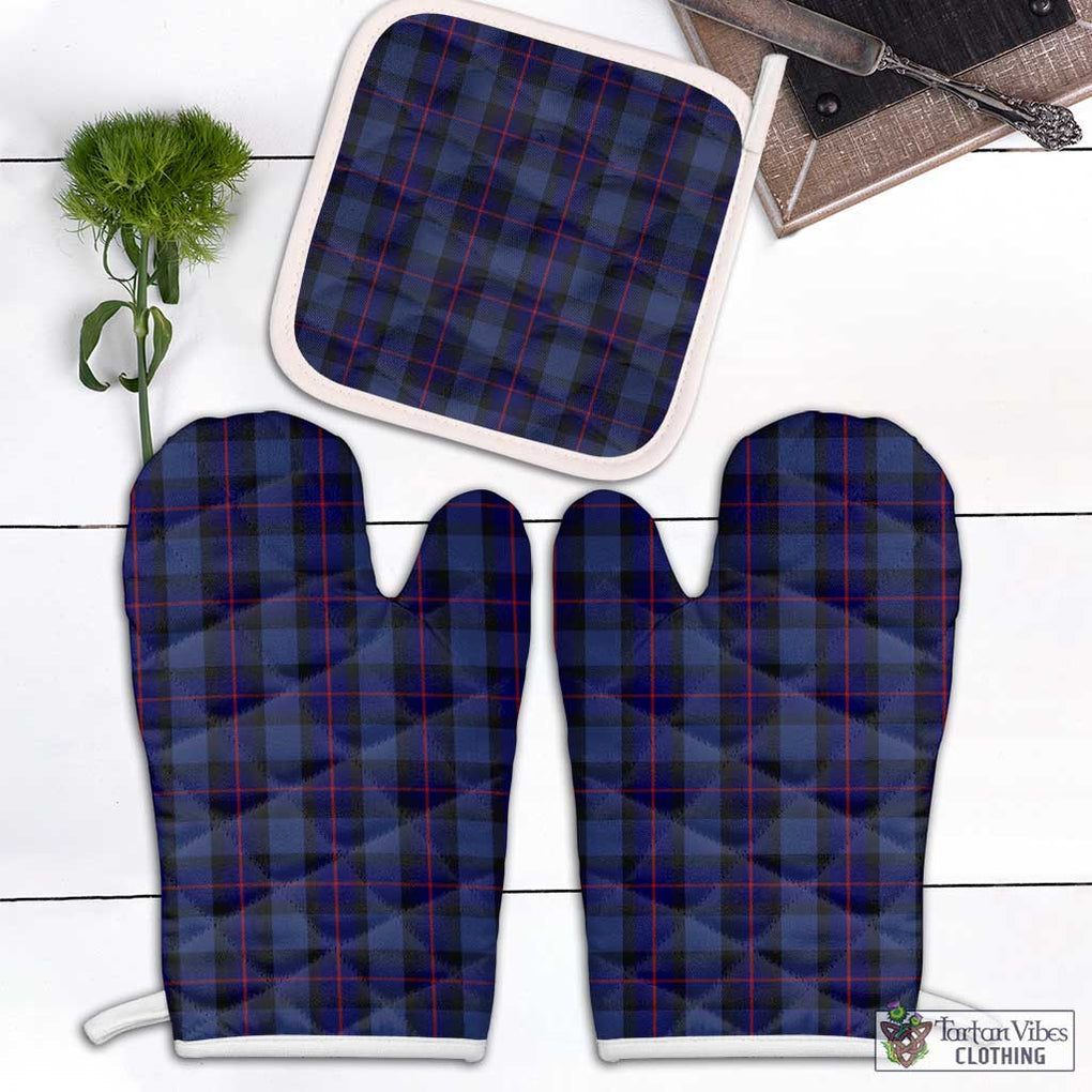 Rangers Tartan Combo Oven Mitt & Pot-Holder Combo 2 Oven Mitt & 1 Pot-Holder Black - Tartan Vibes Clothing