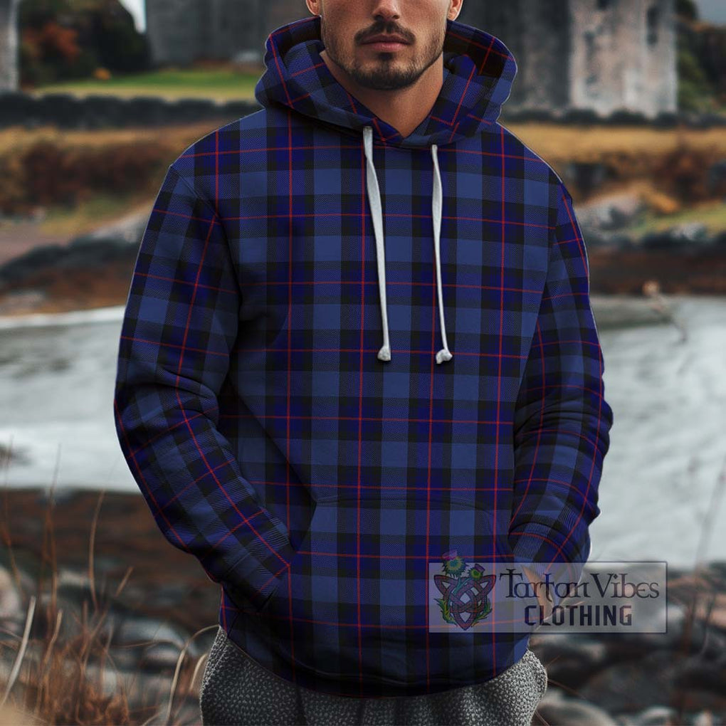 Rangers Tartan Cotton Hoodie Zip Hoodie - Tartan Vibes Clothing