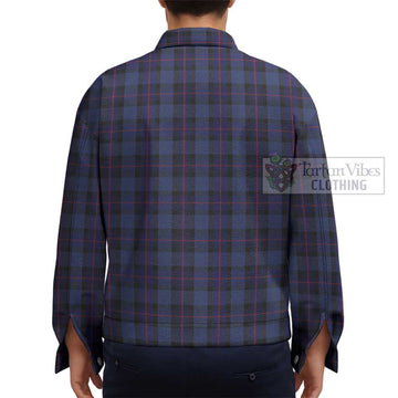Rangers Tartan Unisex Lapel Cotton Jacket