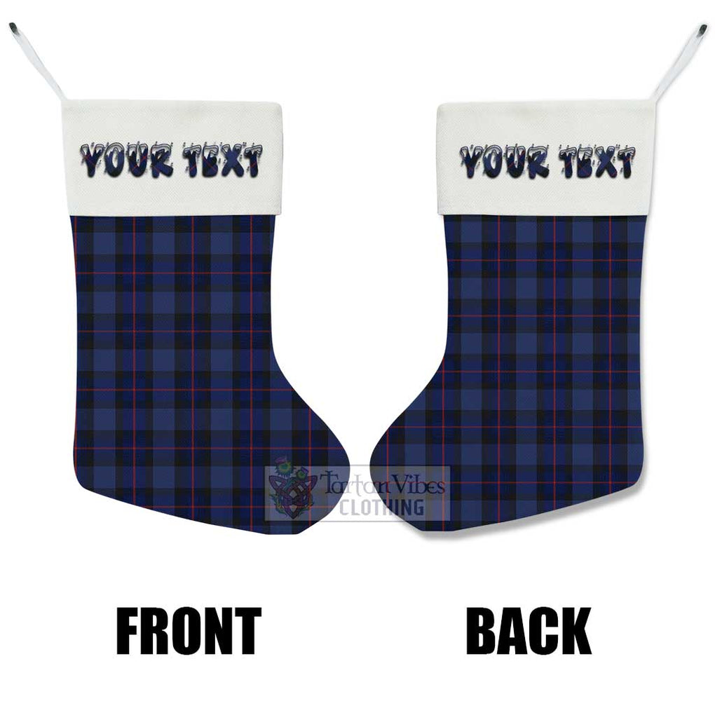 Rangers Tartan Christmas Stocking with Personalized Text - Tartan Vibes Clothing
