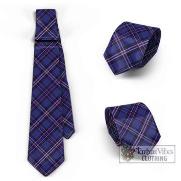 Rangers Dress Tartan Classic Necktie Cross Style Necktie One Size - Tartan Vibes Clothing