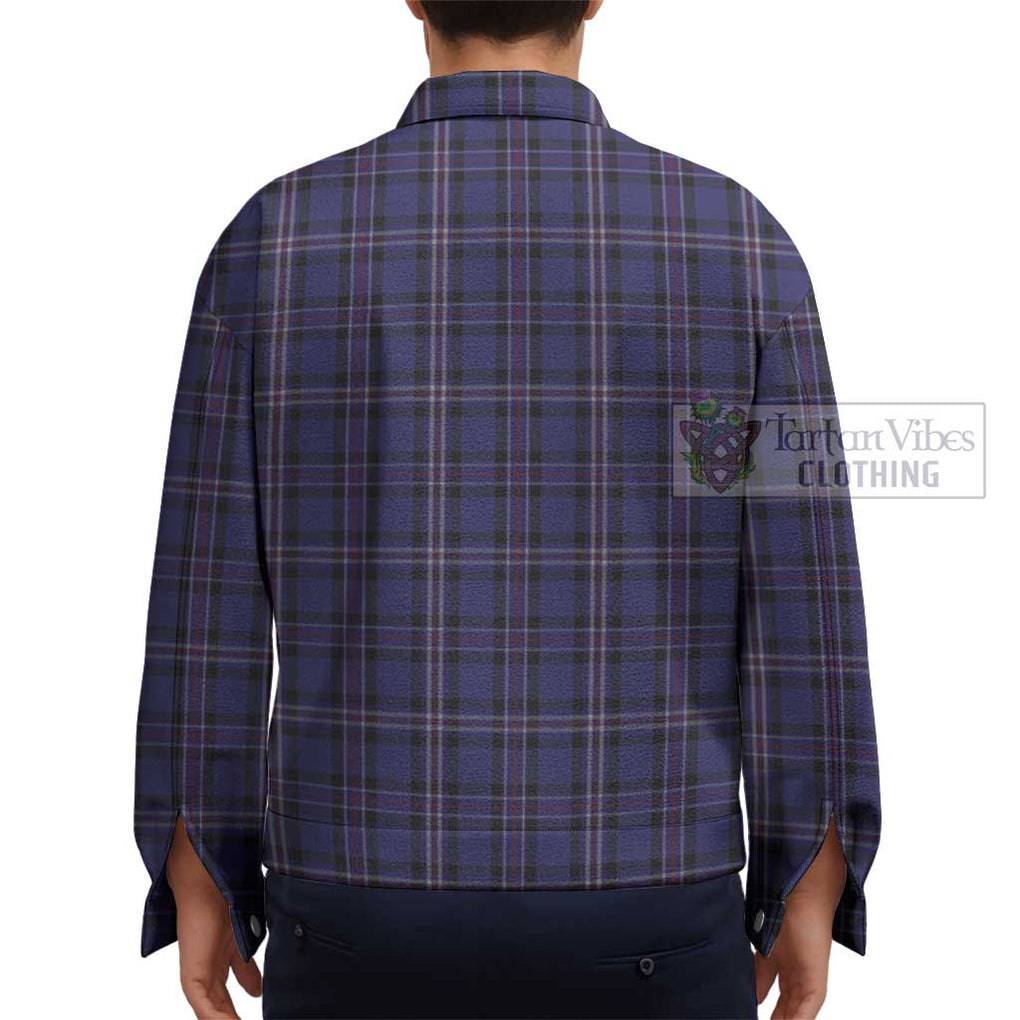 Rangers Dress Tartan Unisex Lapel Cotton Jacket - Tartan Vibes Clothing