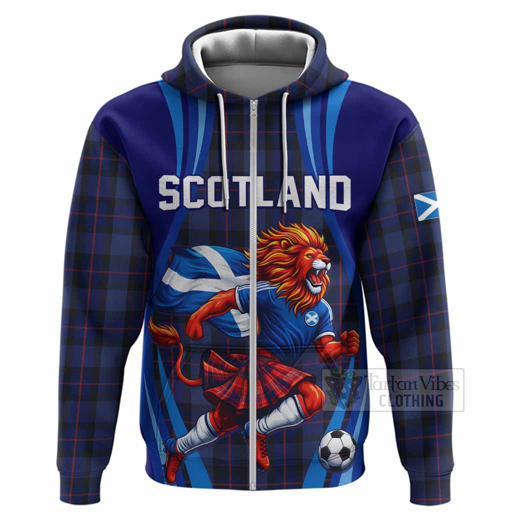 Rangers Scotland Football Tartan Hoodie Lion Mascot Go Scottish